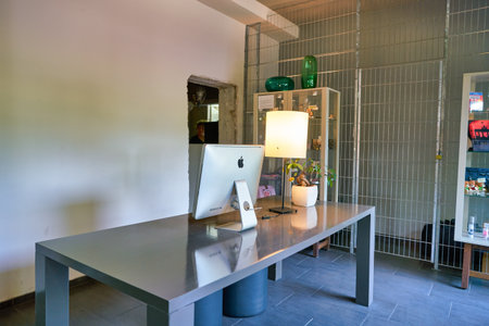 BERLIN, GERMANY - CIRCA SEPTEMBER, 2019: interior shot of a hotel in Berlin.のeditorial素材