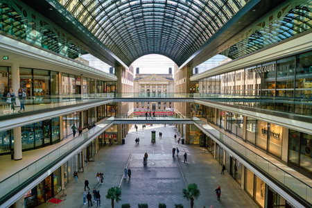 BERLIN, GERMANY - CIRCA SEPTEMBER, 2019: Mall of Berlin at daytime.のeditorial素材