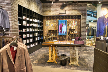 BERLIN, GERMANY - CIRCA SEPTEMBER, 2019: interior shot of Wormland store in Berlin.
