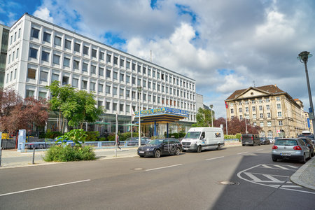 BERLIN, GERMANY - CIRCA SEPTEMBER, 2019: Berlin urban landscape in the daytime.のeditorial素材