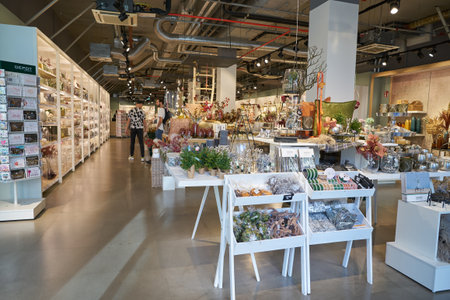 BERLIN, GERMANY - CIRCA SEPTEMBER, 2019: interior shot of Depot store in Berlin.のeditorial素材