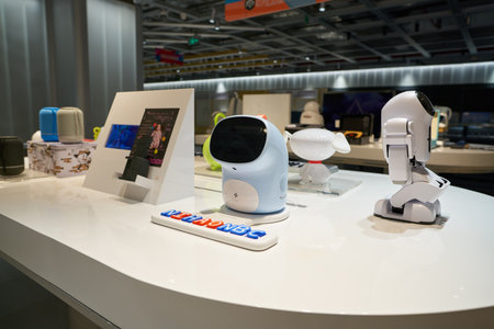SHENZHEN, CHINA - CIRCA APRIL, 2019: interior shot of China International Consumer Electronics...