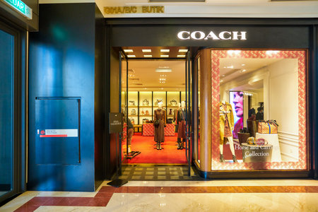 KUALA LUMPUR, MALAYSIA - CIRCA JANUARY, 2020: Coach storefront in Suria KLCC shopping mall in Kuala Lumpur.のeditorial素材