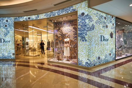 KUALA LUMPUR, MALAYSIA - CIRCA JANUARY, 2020: entrance to Dior store at Suria KLCC shopping mall in...