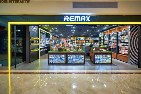 KUALA LUMPUR, MALAYSIA - CIRCA JANUARY, 2020: interior shot of Remax store at Suria KLCC shopping...