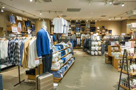 KUALA LUMPUR, MALAYSIA - CIRCA JANUARY, 2020: interior shot of Muji store in Pavilion Kuala Lumpur shopping centre.のeditorial素材