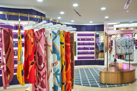 KUALA LUMPUR, MALAYSIA - CIRCA JANUARY, 2020: interior shot of dUCk store at Suria KLCC shopping mall in Kuala Lumpur.のeditorial素材