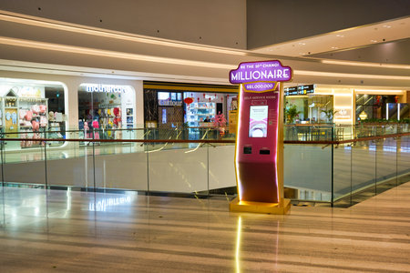 SINGAPORE - CIRCA JANUARY, 2020: Millionaire self-service kiosk at Singapore Changi International Airport.のeditorial素材