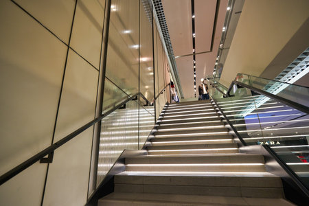 SINGAPORE - CIRCA JANUARY, 2020: interior shot of Zara store in Singapore Changi Airport. Zara is a Spanish apparel retailer, specializes in fast fashion.のeditorial素材