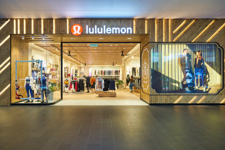 KUALA LUMPUR, MALAYSIA - CIRCA JANUARY, 2020: entrance to Lululemon store in Pavilion Kuala Lumpur...