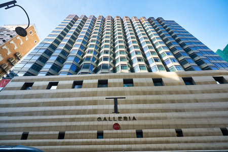 HONG KONG, CHINA - CIRCA DECEMBER, 2019: T Galleria by DFS as seen in Hong Kong in the daytime.のeditorial素材