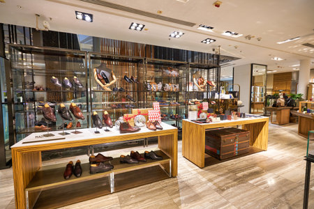 HONG KONG, CHINA - CIRCA DECEMBER, 2019: interior shot of Lane Crawford store in Hong Kong.