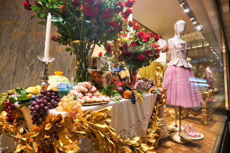 HONG KONG, CHINA - CIRCA DECEMBER, 2019: Dolce & Gabbana store in Hong Kongのeditorial素材