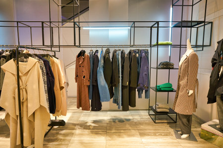 HONG KONG, CHINA - CIRCA DECEMBER, 2019: interior shot of Lane Crawford store in Hong Kong.のeditorial素材