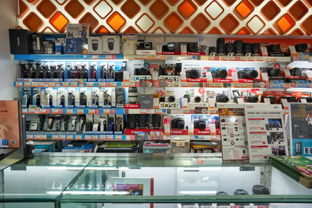HONG KONG - CIRCA DECEMBER, 2019: interior shot of Fortress store in Hong Kong.のeditorial素材