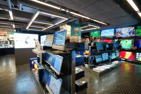 HONG KONG - CIRCA DECEMBER, 2019: interior shot of Broadway store at New Town Plaza shopping mall in...