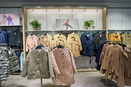 SAINT PETERSBURG, RUSSIA - CIRCA SEPTEMBER, 2022: interior shot of Marks and Spencer store