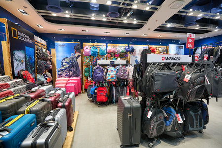 BANGKOK, THAILAND - CIRCA JANUARY, 2020: assorted bags displayed at Siam Discovery shopping center...