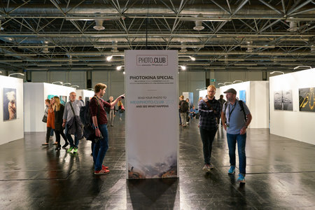 COLOGNE, GERMANY - CIRCA SEPTEMBER, 2018: atmosphere at Photokina Exhibition. Photokina is a trade...