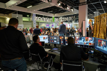 COLOGNE, GERMANY - CIRCA SEPTEMBER, 2018: atmosphere at Photokina Exhibition. Photokina is a trade...