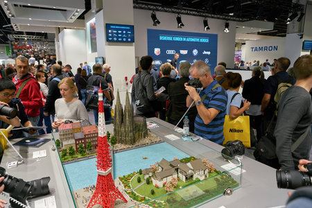 COLOGNE, GERMANY - CIRCA SEPTEMBER, 2018: atmosphere at Photokina Exhibition. Photokina is a trade...