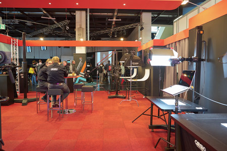COLOGNE, GERMANY - CIRCA SEPTEMBER, 2018: atmosphere at Photokina Exhibition. Photokina is a trade...
