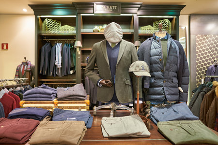 ROME, ITALY - CIRCA NOVEMBER, 2017: interior shot of Rinascente store in Rome.のeditorial素材