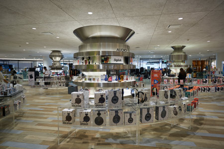 BANGKOK, THAILAND - CIRCA JANUARY, 2020: interior shot of Siam Discovery shopping center.のeditorial素材