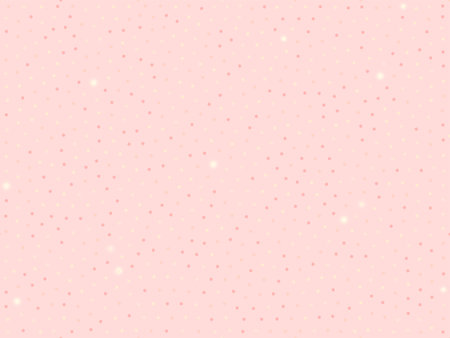 Vector illustration with many gold glitter spots on light-pink background のイラスト素材