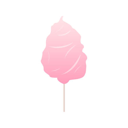 Cotton candy icon Vector illustration in flat designのイラスト素材