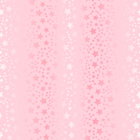 Seamless pattern with glowing stars Vector illustrationのイラスト素材