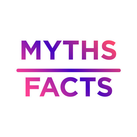 Myths facts. Vector icon.のイラスト素材