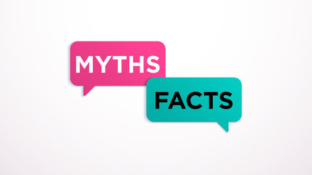 Myths facts. Vector illustration.のイラスト素材