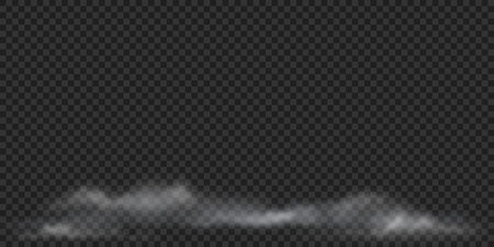 Realistic white water haze, smoke on water surfaceのイラスト素材