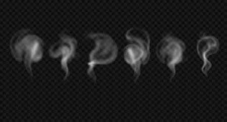Set of various smoke, steam, mist effects.のイラスト素材