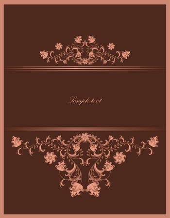 vintage templateのイラスト素材