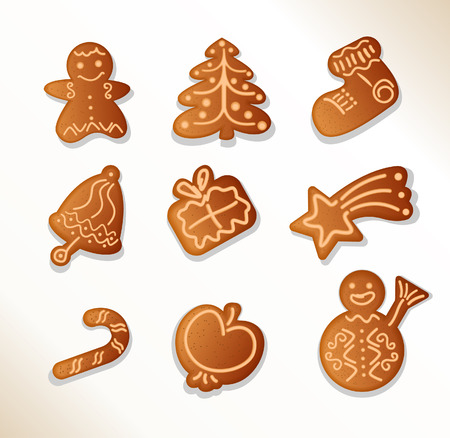 gingerbread cookies -のイラスト素材