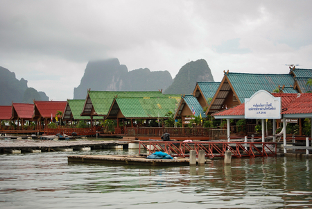 Muslim Floating Village, Koh Panyee, Thailandのeditorial素材