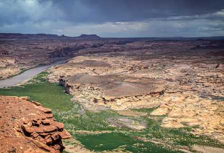 Brown's Crossing Overlook, Utahの写真素材