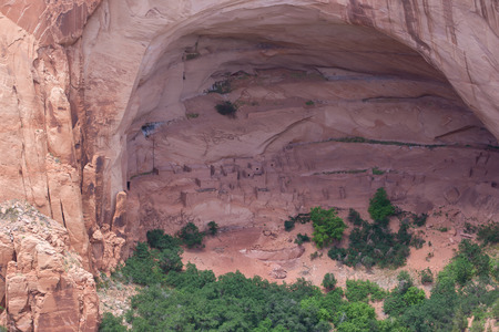 Ancient Anasazi Ruins, Navajo National Monument, Arizonaの写真素材
