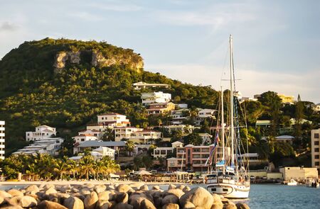 Simpson Bay, St, Maartenのeditorial素材