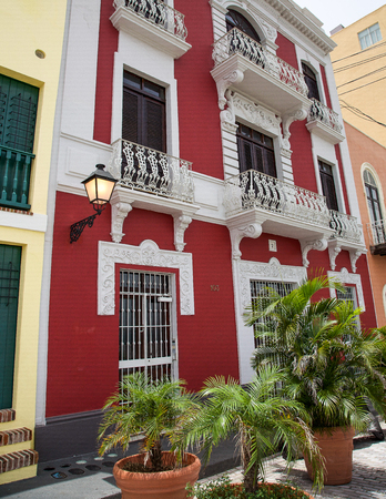 Old Home in San Juan, Puerto Ricoのeditorial素材