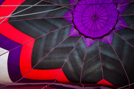 Balloon Skin, Montague Hot Air Balloon Festival, California.の写真素材