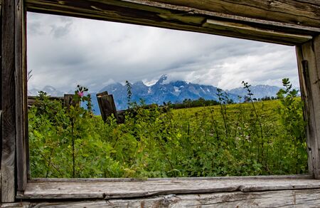 Grand Tetons National Park, Wyoming.の写真素材