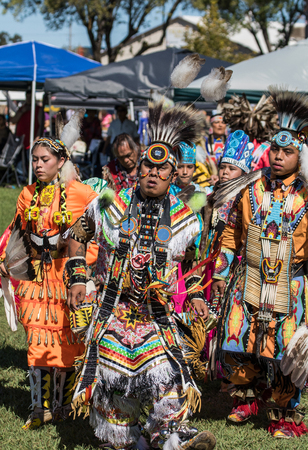 Native American Dancer at Stillwater Pow Wow, Anderson, California.