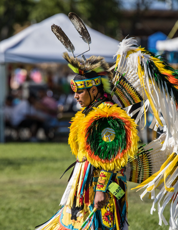 Native American Dancer at Stillwater Pow Wow.のeditorial素材