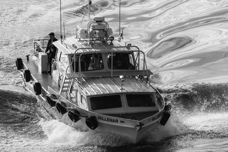 Cruise ship sailing the Inner Passage in Alaska.のeditorial素材