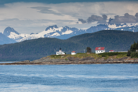 Point Retreat on Admiralty Island, Alaska.の写真素材