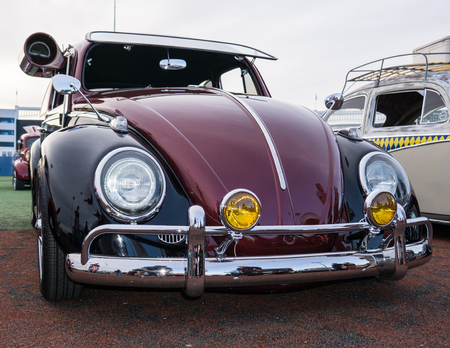 Classic car at the Kool April Nights Show in Redding, California.のeditorial素材