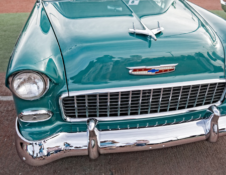 Classic car at the Kool April Nights Show in Redding, California.のeditorial素材